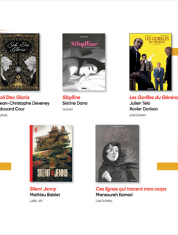 Les finalistes du prix BD Fnac France Inter 2026