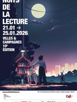 Les Nuits de la lecture 2026 - CNL / Tom Haugomat pour les Nuits de la lecture / Conception graphique : Studio CC