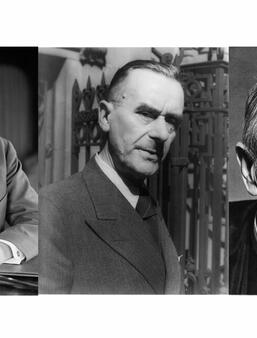 Paul Claudel, Thomas Mann et Pierre Teilhard de Chardin