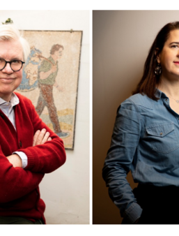 Philippe Gloaguen, fondateur du Routard, et Sidonie Chollet, directrice de Hachette Tourisme