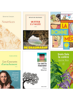 La sélection de la catégorie roman fançais du prix des librairies 2026