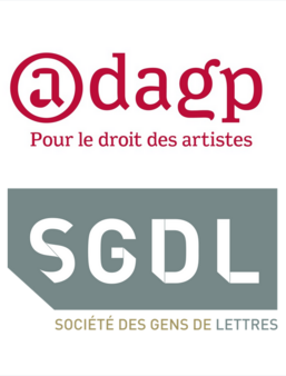 Les logos SGDL et ADAGP