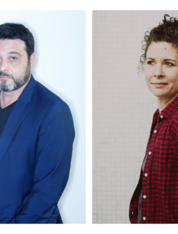 Stéphane Rosa, fondateur et codirecteur de Dark Side, et Elsa Delachair, directrice éditoriale de 10/18