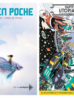 Affiche Lire en poche et Utopliales 2026