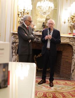 David Grossman recevant le prix Constantinople 2026