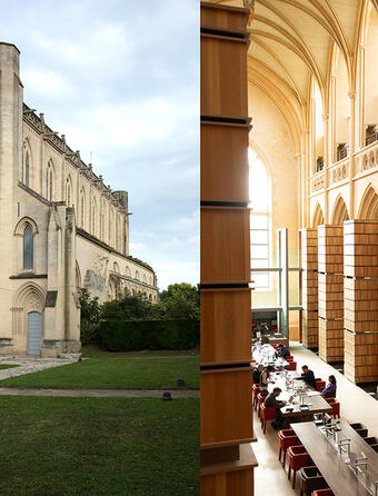 L'abbatiale de l'abbaye d'Ardenne 