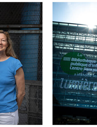 Christine Carrier et le nouveau lieu de la BPI