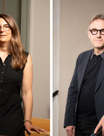 Alexandra Charroin-Spangenberg, présidente du SLF, et Guillaume Husson, délégué général du SLF
