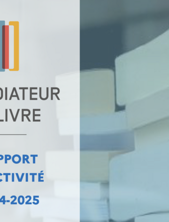 Rapport d'activité 2024-2025 du médiateur du livre
