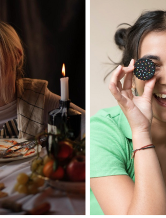 Sandy Ramier, alias @lagrande_bouffe, et Constance Lasserre, alias @hungryconsti - Photo Mathias Reichert / Audrey Dufer