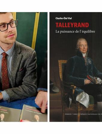 Charles-Éloi Vial, lauréat du prix du Livre Talleyrand 2025