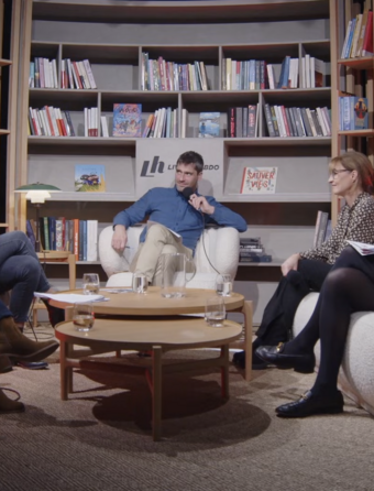 Le plateau du webinaire spécial Partir en Livre 2026