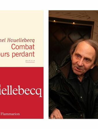 Couverture Combat toujours perdant (Flammarion) Michel Houellebecq - Michel Houellebecq 