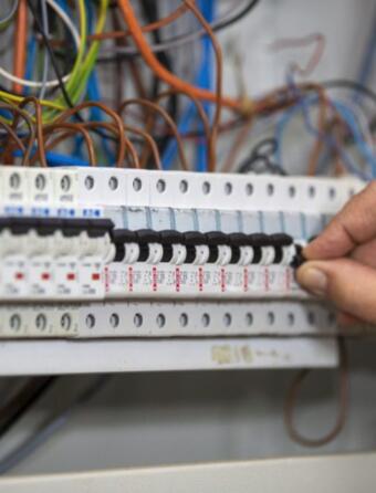 Coupure de courant sur un tableau éléctrique