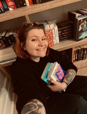 Émeline Dony, fondatrice de la librairie Les Contemplations, à Pont-à-Mousson