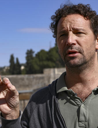 Vincent Lemire à Jérusalem en 2022