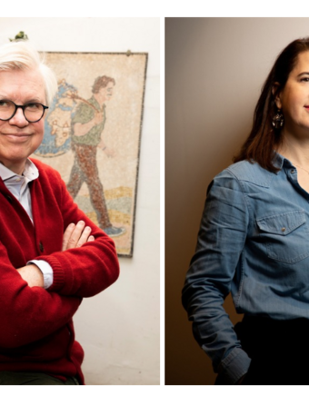 Philippe Gloaguen, fondateur du Routard, et Sidonie Chollet, directrice de Hachette Tourisme