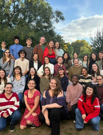 Élèves du BUT3 et M2 à Bordeaux-Montaigne (les éditions l'Apprentie), Nathalie Zberro est au deuxième rang