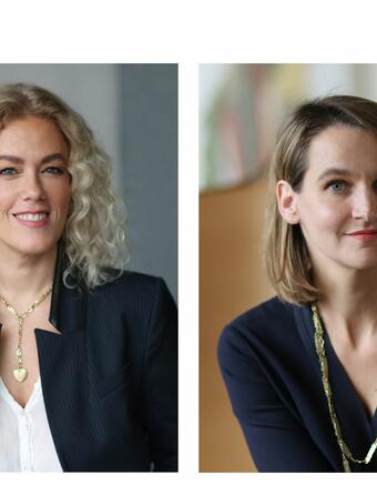 Debora Kahn-Sriber et Karine Bailly de Robien 