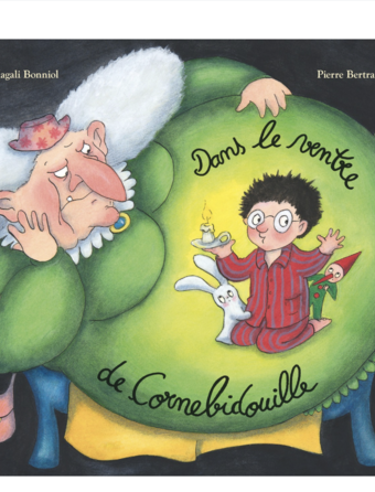 Couverture de Dans le ventre de Cornebidouille, à paraître le 29 avril aux éditions L'Ecole des loisirs - Photo L'École des loisirs