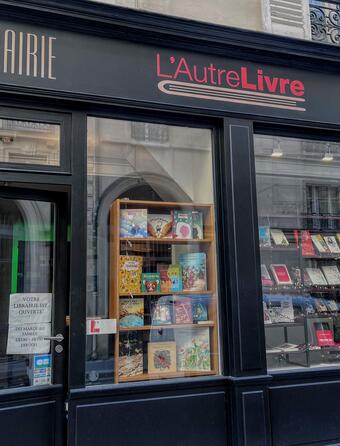 La librairie L'Autre Livre, au 13 rue de l'École-Polytechnique, dans le 5e arrondissement de Paris