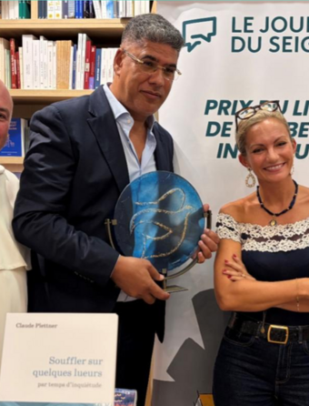 « L'homme qui lisait des livres », de Rachid Benzine (Julliard), lauréat du prix du Livre de la liberté intérieure 2026.