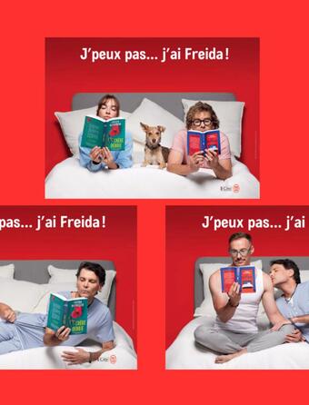 Nouvelle campagne promotionnel chez J'ai Lu : J'peux pas...J'ai Freida !