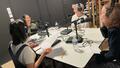 L'équipe de Livres Hebdo dans le studio des Voix du Livre