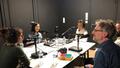 L'équipe de Livres Hebdo dans le studio des Voix du Livre