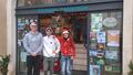 L'équipe de la libraire Passerelle à Dole préparée pour la période des fêtes
