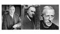 Paul Claudel, Thomas Mann et Pierre Teilhard de Chardin