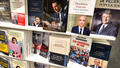 Le rayon politique d'une librairie en décembre 2025