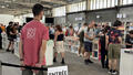 Un des trois stands de la librairie Bulle en stock