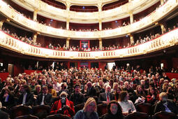 le public des trophées de l'édition 2021