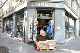 Livreur en librairie