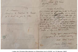Lettre Baudelaire