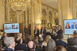 Conférence de presse du Festival du Livre de Paris animée par son directeur général Pierre-Yves Bérenguer