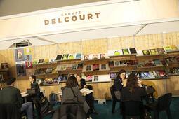 Le stand des éditions Delcourt au FIBD d'Angoulême.