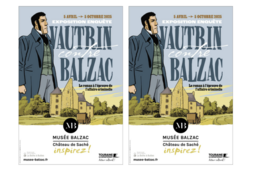 Affiche de l'exposition enquête Vautrin contre Balzac