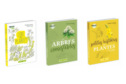 Les trois premiers titres de la collection Trésors de nature