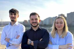 De gauche à droite : Emilien Kosc-Fecko, Thomas Gutkin et Clothilde de Chérancé les co-fondateurs