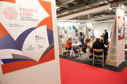 Les éditeurs français sur le stand France Livre à la Foire du livre de Francfort 2025