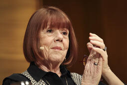 Gisèle Pelicot en Allemagne pour le lancement de l'édition allemande de ses mémoires, "Eine Hymne an das Leben", le 24 février 2026