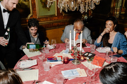 Les membres du jury, réunis le 17 février dans le salon Victor-Hugo du restaurant Lapérouse