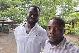 Mohamed Mbougar Sarr et Pascal Boroto