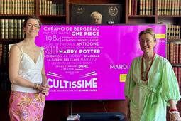 Armelle Gallineau et Julie Malaure à la présentation de la programmation du festival Cultissime 2026