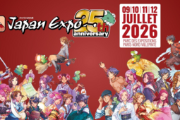 Affiche officielle de la 25e édition de Japan Expo, du 9 au 12 juillet 2026 au Parc des Expositions de Paris Nord Villepinte.