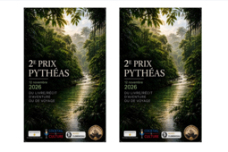 Affiche officielle du 2e prix Pythéas, décerné le 12 novembre 2026 au Musée Clemenceau, à Paris.