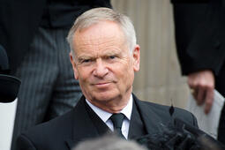 Jeffrey Archer à Londres, en 2013.